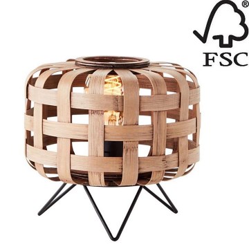 Brilliant - Настолна лампа WOODLINE 1xE27/40W/230V бамбук - FSC сертифицирано