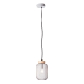 Brilliant - Пендант на кабел GIADA 1xE27/40W/230V Ø 16 см сив