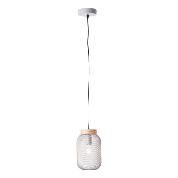 Brilliant - Пендант на кабел GIADA 1xE27/40W/230V Ø 16 см сив