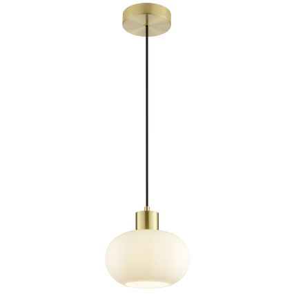 Brilliant - Пендел на кабел FANNY 1xE27/20W/230V Ø 22 см месинг