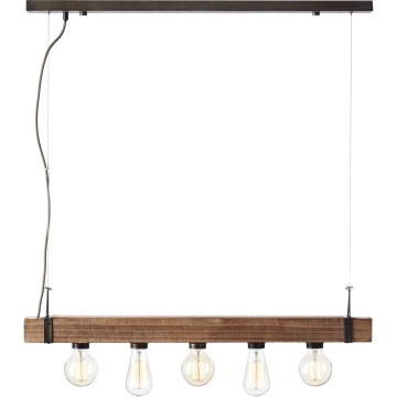 Brilliant - Пендел WOODHILL 5xE27/30W/230V - FSC сертифицирано