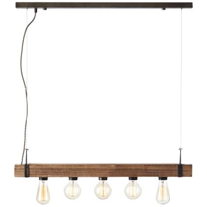 Brilliant - Пендел WOODHILL 5xE27/30W/230V - FSC сертифицирано