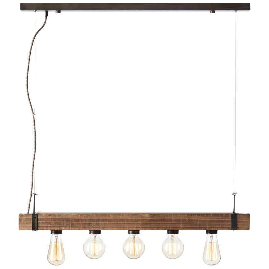 Brilliant - Пендел WOODHILL 5xE27/30W/230V - FSC сертифицирано