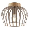 Brilliant - Плафон NORDIC CAGE 1xE27/20W/230V Ø 25 см бежов