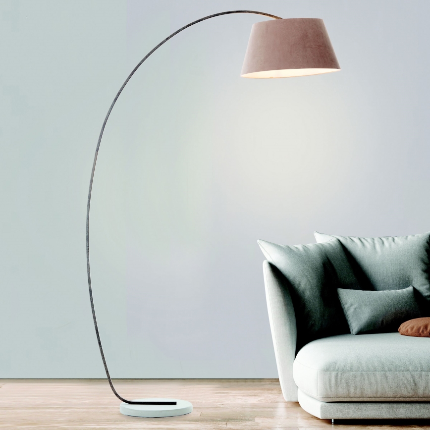 Brilliant - Подова лампа BROK 1xE27/60W/230V таупе