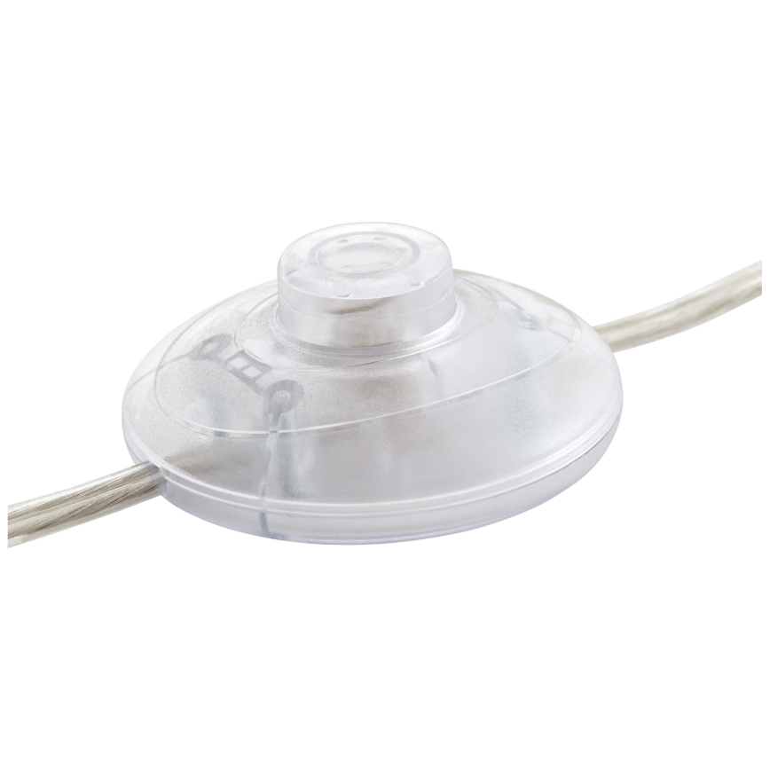 Brilliant - Подова лампа CLARIE 1xE27/60W/230V матов хром/бяла