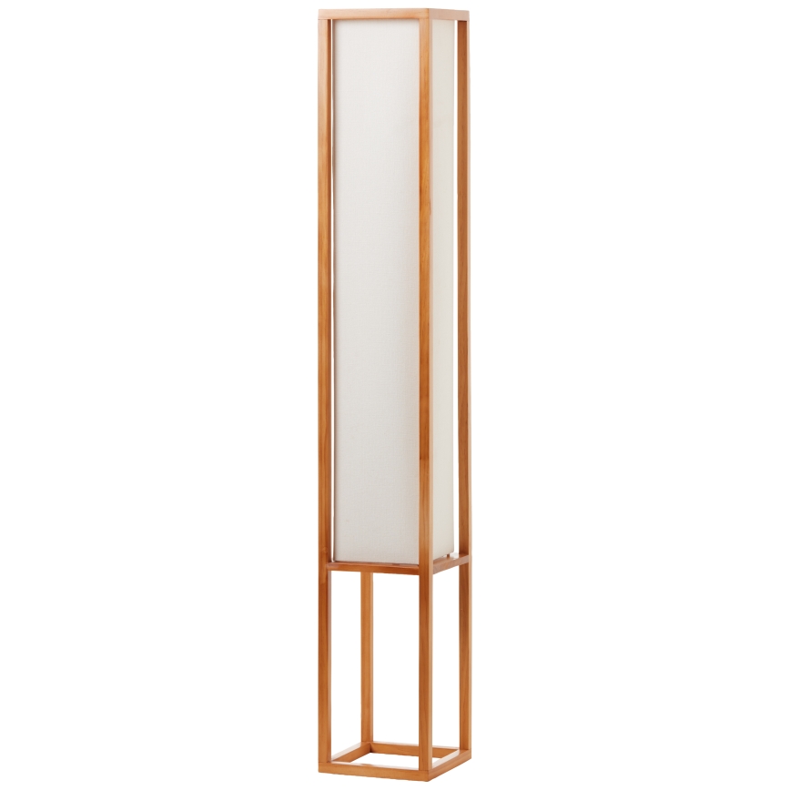 Brilliant - Подова лампа SEASIDE 2xE27/40W/230V бяла/кафява