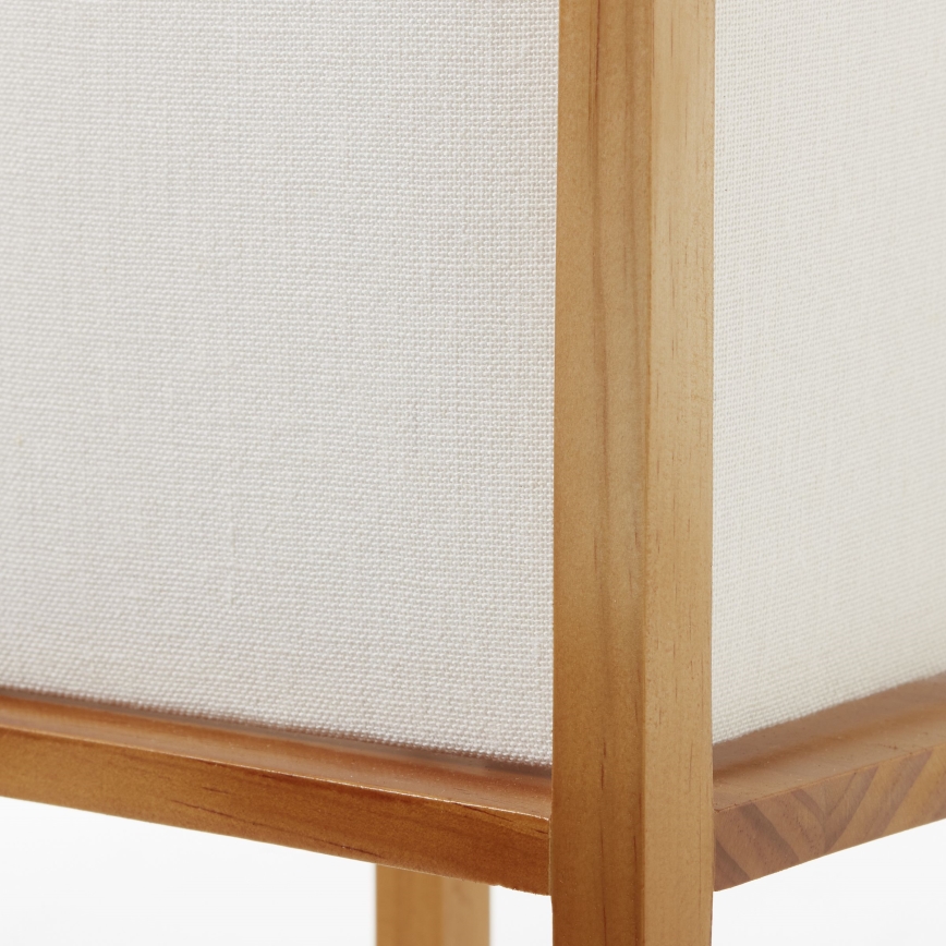 Brilliant - Подова лампа SEASIDE 2xE27/40W/230V бяла/кафява