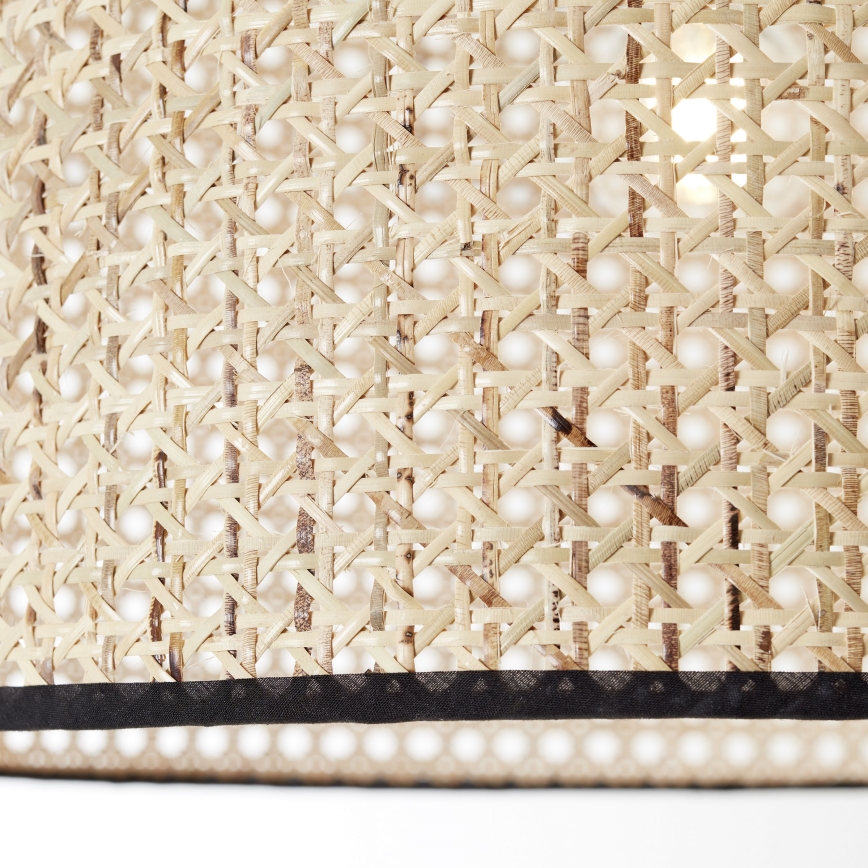 Brilliant - Подова лампа WILEY 1xE27/60W/230V черна/бежова