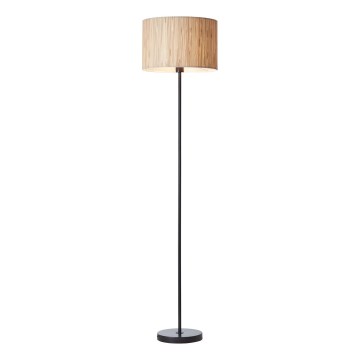 Brilliant - Подова лампа WIMEA 1xE27/52W/230V черна/бежова