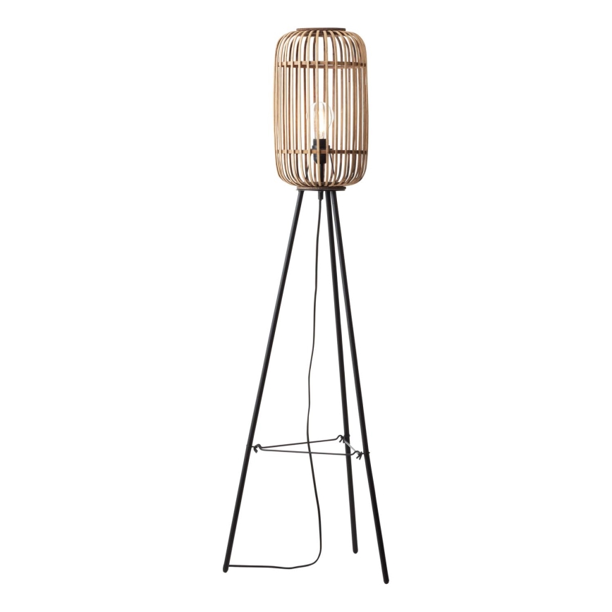 Brilliant - Подова лампа WOODROW 1xE27/60W/230V бамбук