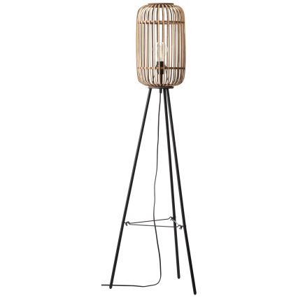 Brilliant - Подова лампа WOODROW 1xE27/60W/230V бамбук
