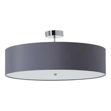 Brilliant - Полилей за повърхностен монтаж ANDRIA 3xE27/60W/230V Ø 60 см антрацит
