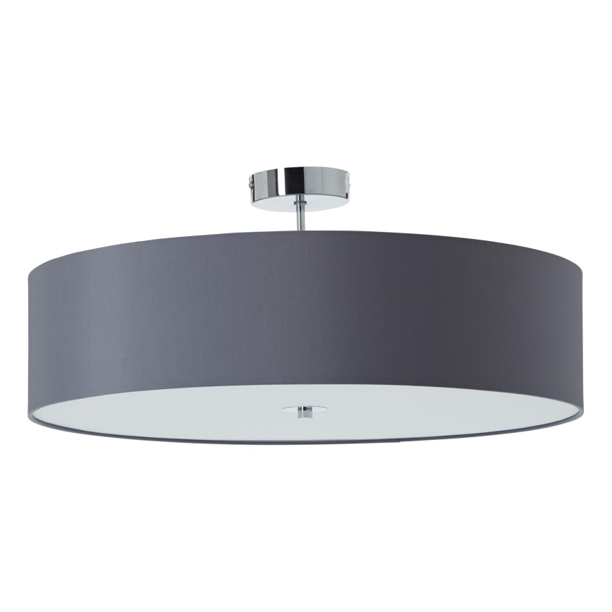 Brilliant - Полилей за повърхностен монтаж ANDRIA 3xE27/60W/230V Ø 60 см антрацит