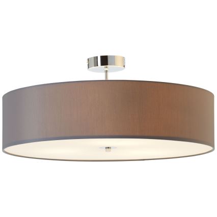 Brilliant - Полилей за повърхностен монтаж ANDRIA 3xE27/60W/230V Ø 60 см антрацит