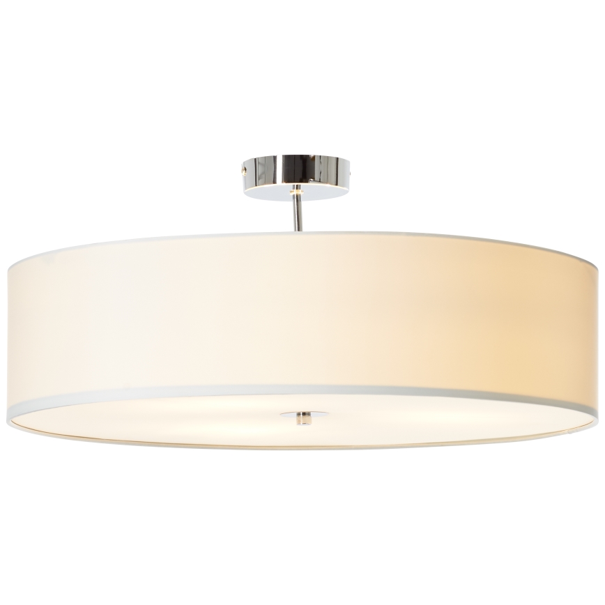 Brilliant - Полилей за повърхностен монтаж ANDRIA 3xE27/60W/230V Ø 60 см бял