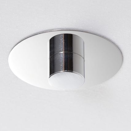 Brilliant - Полилей за повърхностен монтаж ANDRIA 3xE27/60W/230V Ø 60 см сив