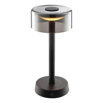 Brilliant - RAZOR димируема презареждаема сензорна външна настолна LED лампа 2,5W/5V 2700K 2600 mAh IP44 черна