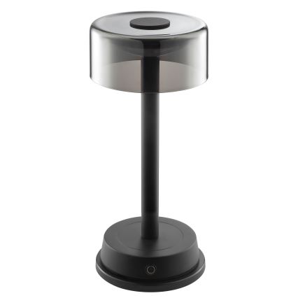 Brilliant - RAZOR димируема презареждаема сензорна външна настолна LED лампа 2,5W/5V 2700K 2600 mAh IP44 черна