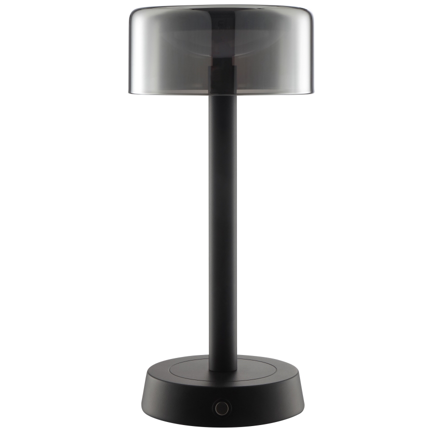 Brilliant - RAZOR димируема презареждаема сензорна външна настолна LED лампа 2,5W/5V 2700K 2600 mAh IP44 черна