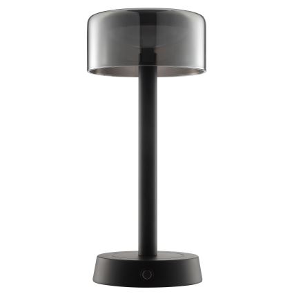 Brilliant - RAZOR димируема презареждаема сензорна външна настолна LED лампа 2,5W/5V 2700K 2600 mAh IP44 черна