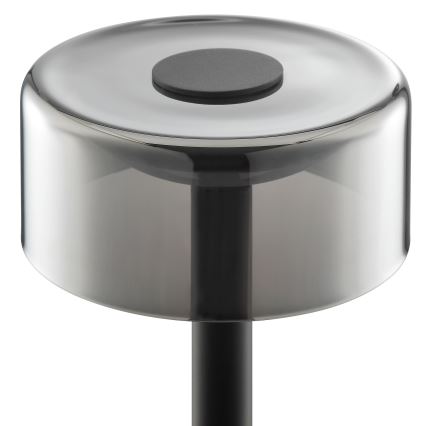 Brilliant - RAZOR димируема презареждаема сензорна външна настолна LED лампа 2,5W/5V 2700K 2600 mAh IP44 черна