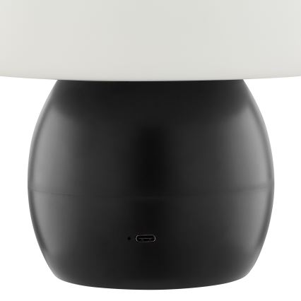 Brilliant - LED регулируема акумулаторна сензорна настолна лампа DUPIS LED/2W/5V 2700K 1800 mAh черна