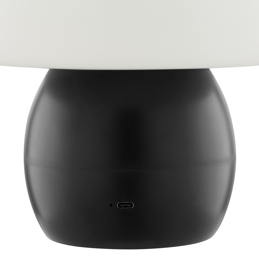 Brilliant - LED регулируема акумулаторна сензорна настолна лампа DUPIS LED/2W/5V 2700K 1800 mAh черна