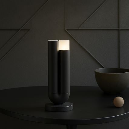 Brilliant - димируема презареждаема сензорна външна настолна лампа SAYU LED/2,5W/5V 2700K 2600 mAh IP44 черна