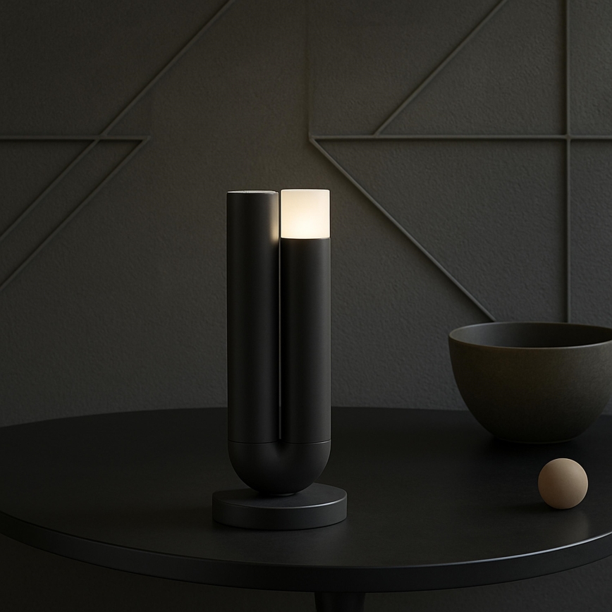 Brilliant - димируема презареждаема сензорна външна настолна лампа SAYU LED/2,5W/5V 2700K 2600 mAh IP44 черна