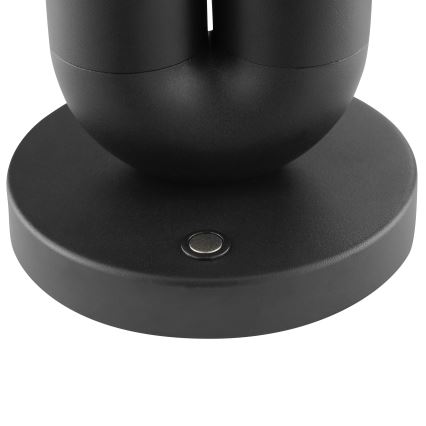 Brilliant - димируема презареждаема сензорна външна настолна лампа SAYU LED/2,5W/5V 2700K 2600 mAh IP44 черна