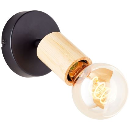 Brilliant - Стенен спот 1xE27/28W/230V бамбук
