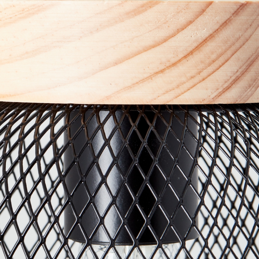 Brilliant - Стенна лампа GIADA 1xE27/40W/230V черна