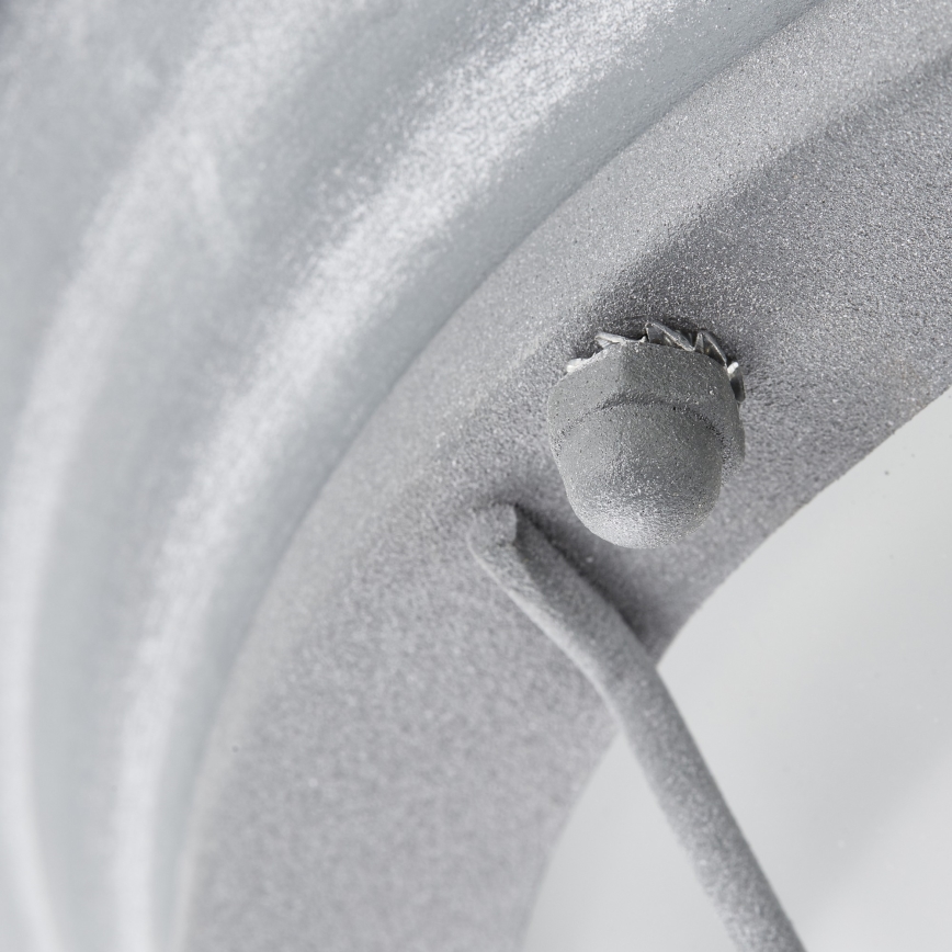 Brilliant - Таванно осветително тяло TYPHOON 1xE27/30W/230V Ø29 см, сиво