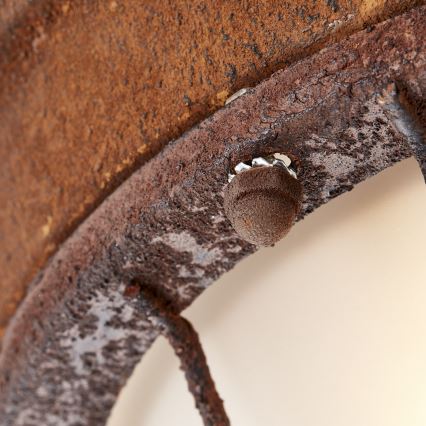 Brilliant - Таванно осветително тяло TYPHOON 2xE27/30W/230V червено-кафяво