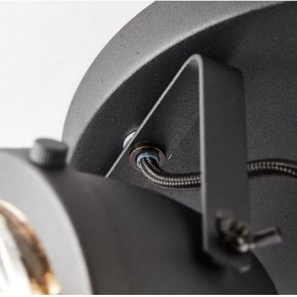 Brilliant - Точково осветително тяло CARMEN 3xGU10/5W/230V черно