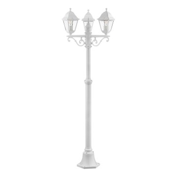 Brilliant - Външна лампа NISSIE 3xE27/60W/230V IP44 бяла