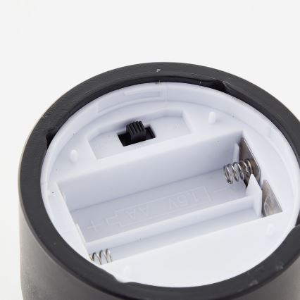 Brilliant - комплект от 3 LED свещи BOUGIE LED/2xAA IP44 черни/опушени