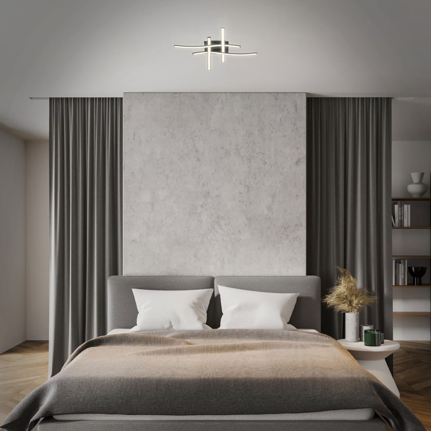 Brilo 3677-045 - LED таванно осветително тяло LED/14,4W/230V черно