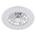 Brilo - Димируем LED таванен вентилатор PAFO LED/24W/230V 3000-6500K бял + дистанционно управление