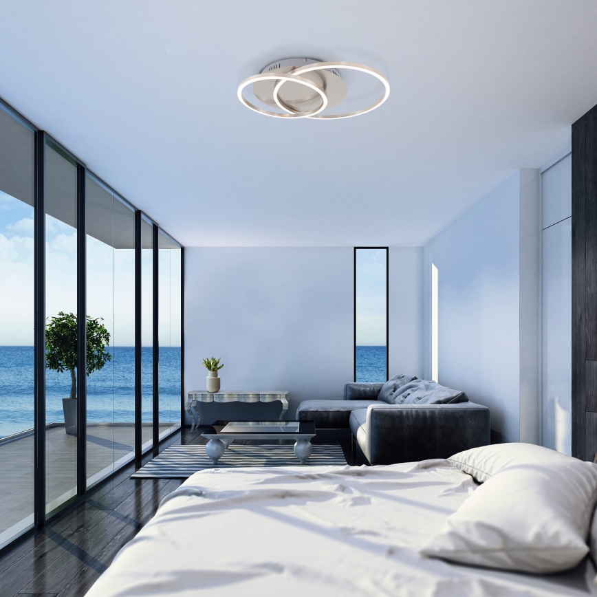 Brilo - Димируемо таванно LED осветително тяло FRAMES LED/14W/230V + LED/22W 3000K