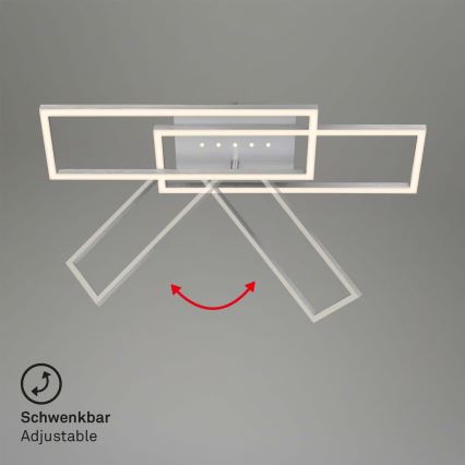 Brilo - Димируемо таванно LED осветително тяло LED/30W/230V 3000K матов хром