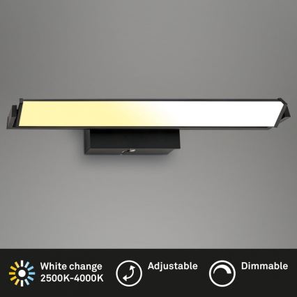 Brilo - LED Димируем аплик LED/18W/230V 2700-4000K черен