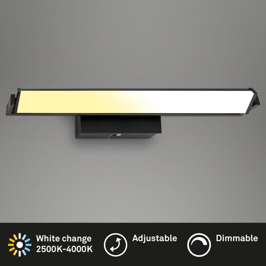 Brilo - LED Димируем аплик LED/18W/230V 2700-4000K черен