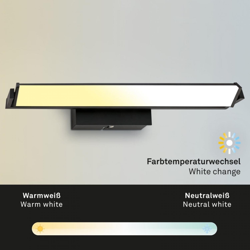 Brilo - LED Димируем аплик LED/18W/230V 2700-4000K черен