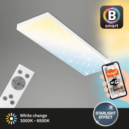 Brilo - LED Димируем панел за повърхностен монтаж FRAMELESS LED/28W/230V 3000-6500K Wi-Fi Tuya + дистанционно управление