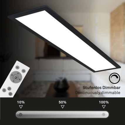 Brilo - LED Димируем панел за повърхностен монтаж LED/24,5W/230V 3000-6500K + дистанционно управление
