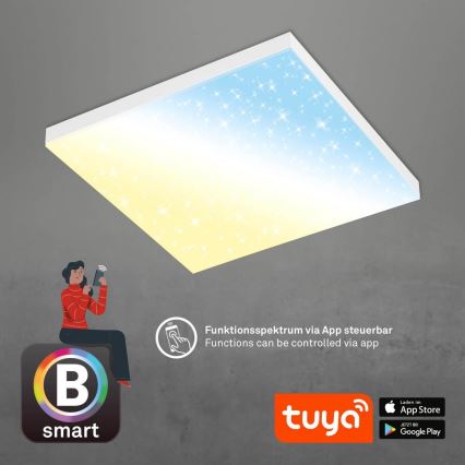 Brilo - LED Димируем плафон FRAMELESS LED/24W/230V 3000-6500K Wi-Fi Tuya + дистанционно управление