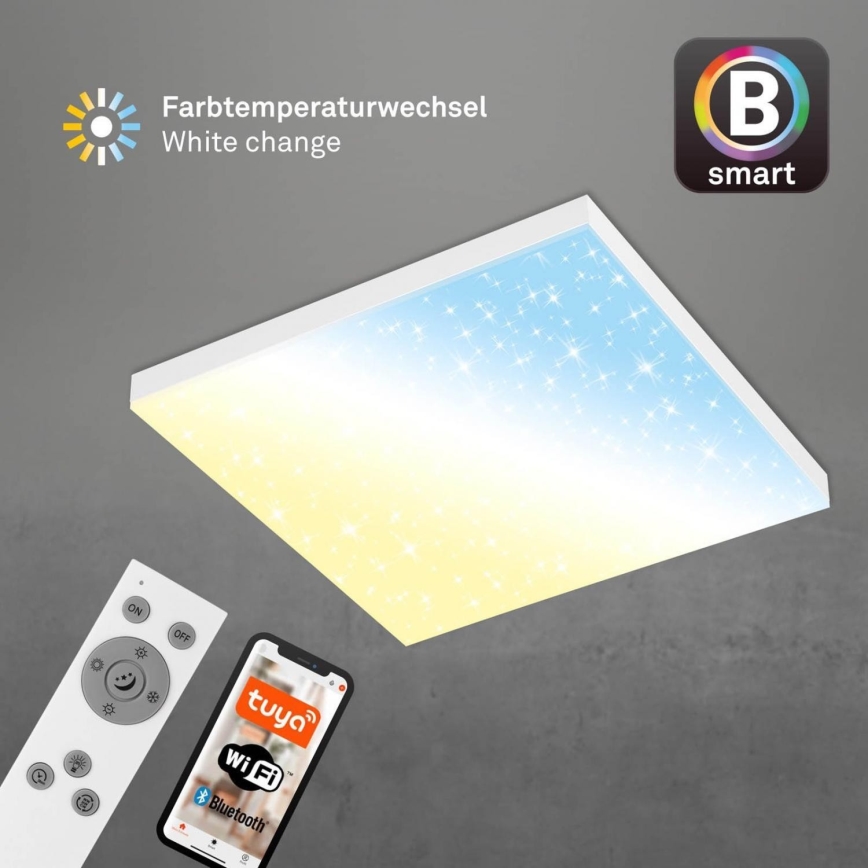 Brilo - LED Димируем плафон FRAMELESS LED/24W/230V 3000-6500K Wi-Fi Tuya + дистанционно управление