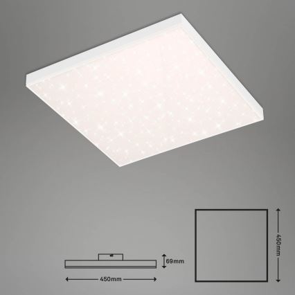 Brilo - LED Димируем плафон FRAMELESS LED/24W/230V 3000-6500K Wi-Fi Tuya + дистанционно управление